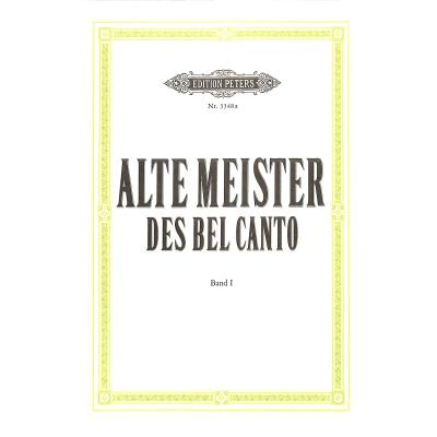 9790014015794 - Alte Meister des Bel Canto 1