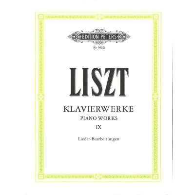 9790014016838 - Klavierwerke Band 9 Lieder-Bearbeitungen (verschiedene Komponisten) - Franz Liszt Kartoniert (TB) 9790014016838 - Klavierwerke Band 9 Lieder-Bearbeitungen (verschiedene Komponisten) - Franz Liszt Kartoniert (TB)
