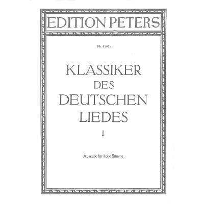 9790014029586 - Klassiker des deutschen Liedes 1