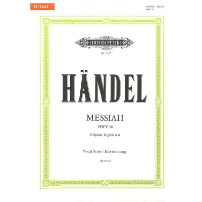 9790014056315 - Messias HWV 56 Original English text Klavierauszug - Georg Friedrich Händel Kartoniert (TB) 9790014056315 - Messias HWV 56 Original English text Klavierauszug - Georg Friedrich Händel Kartoniert (TB)