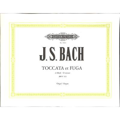 9790014066956 - Toccata und Fuge d-Moll BWV 565 für Orgel - Johann Sebastian Bach Geheftet