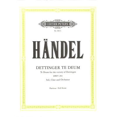 9790014069315 - Dettinger Te deum HWV 283