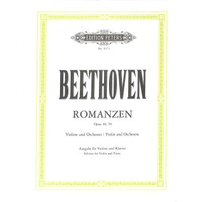 9790014074098 - Beethoven Ludwig Van - GEBRAUCHT Romanzen für Violine und Orchester - G-Dur op 40 · F-Dur op 50 Ausgabe für Violine und Klavier - Preis vom 03102023 050115 h