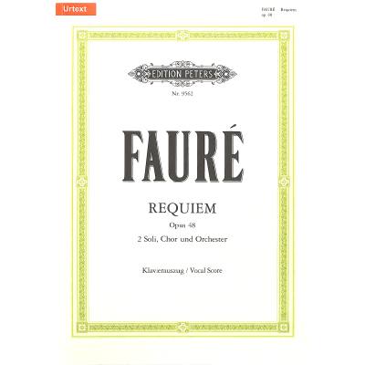 9790014077426 - Requiem d-Moll op48 Klavierauszug - Gabriel Fauré Kartoniert (TB)