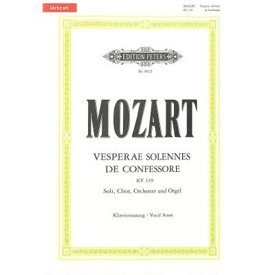 9790014104702 - Vesperae solennes de confessore KV 339