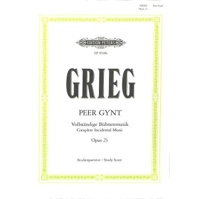 9790014105402 - Peer Gynt op 23 vollständige Bühnenmusik