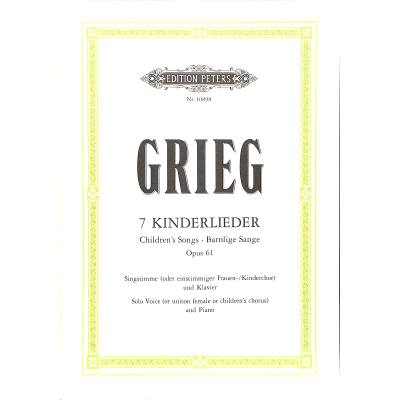 9790014106126 - 7 Kinderlieder op 61