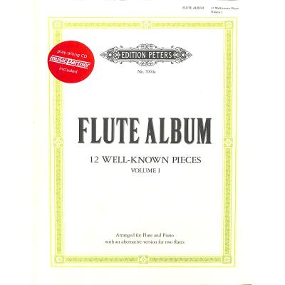 9790014108557 - Flute Album 1 - 12 well known pieces