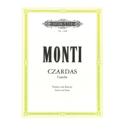 9790014109134 - Czardas (Csárdás) (Vittorio Monti 1868-1922) - Vittorio Monti Kartoniert (TB)