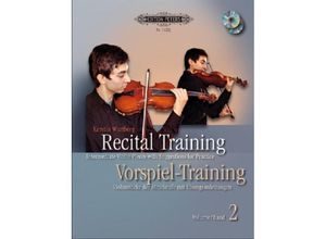 9790014111458 - Recital Training Vorspiel-Training Violine m 2 Audio-CDsBd2 - Kerstin Wartberg Geheftet