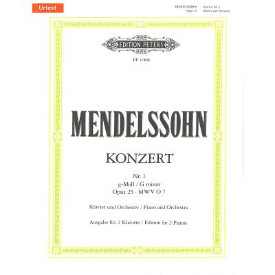 9790014117542 - Konzert 1 g-moll op 25