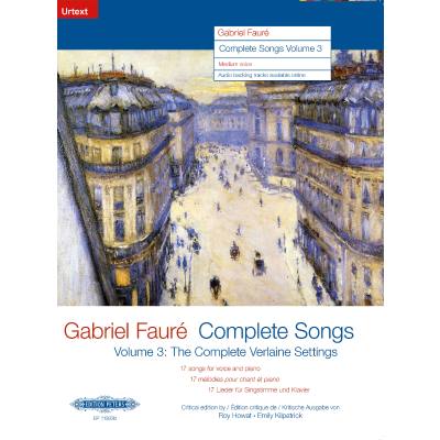 9790014117634 - Complete Songs 3 (sämtliche Lieder 3)