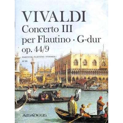 9790015030802 - Concerto 3 G-Dur op 44 9 RV 444