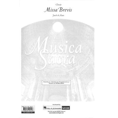 9790035100455 - Missa brevis