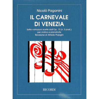 9790041277295 - Il carnevale di Venezia - Variationen