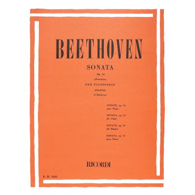 9790041823256 - Sonate 8 c-moll op 13 (Pathetique)