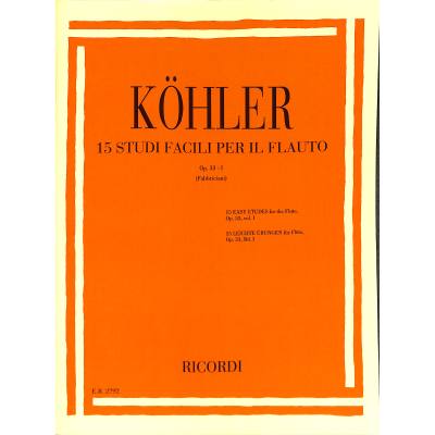 9790041827926 - 15 leichte Etüden Bd 1 op 33