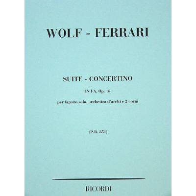 9790041908519 - Suite concertino F-Dur op 16