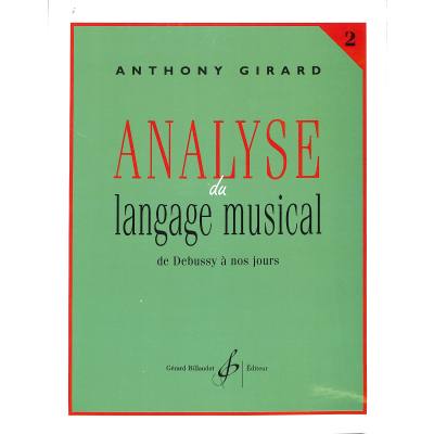 9790043073765 - Analyse du language musical 2