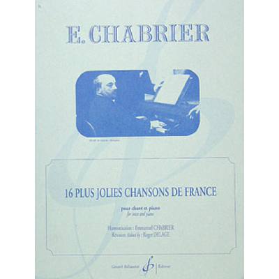 9790043076308 - 16 plus jolies chansons de France