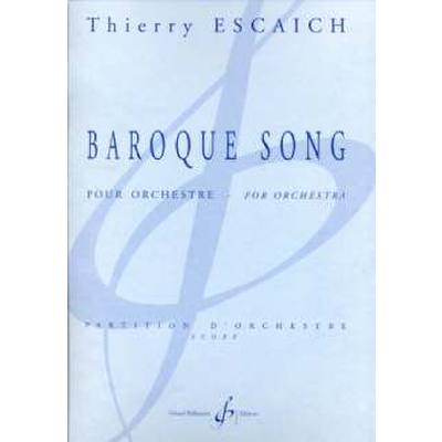 9790043084051 - BAROQUE SONG FOR ORCHESTRA