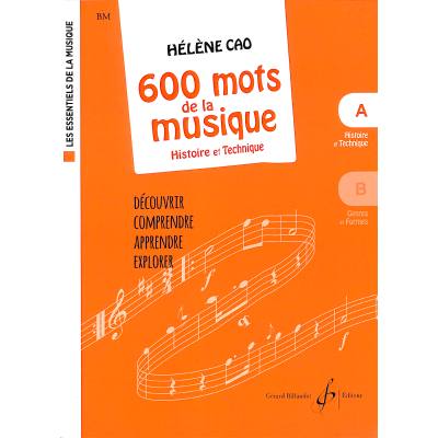 9790043099826 - 600 mots de la musique A - Histoire et technique