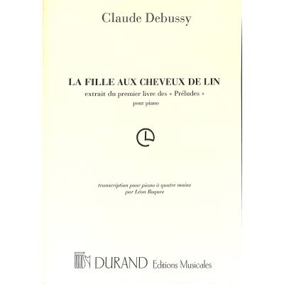 9790044012480 - La fille aux cheveux de lin - Prelude