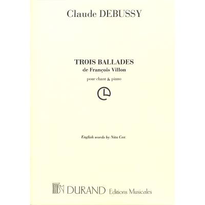 9790044012503 - 3 Ballades de Francois Villon