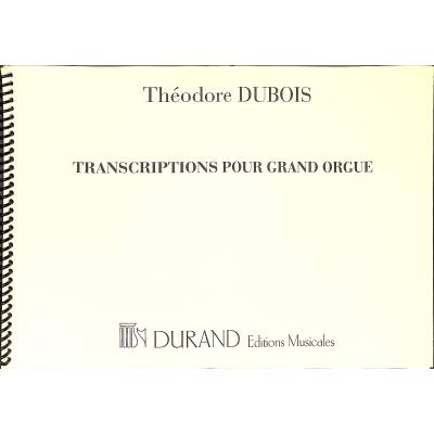 9790044041879 - Transcriptions pour grand orgue