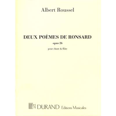 9790044046300 - 2 Poemes de Ronsard op 26