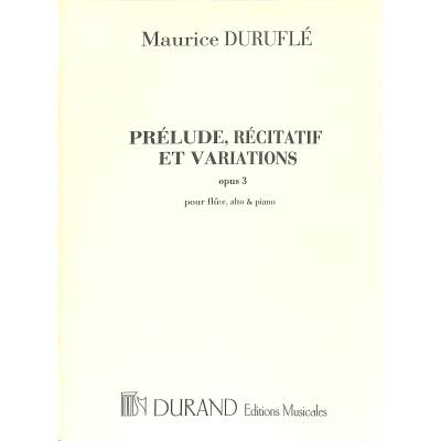 9790044049561 - Prelude recitatif et variation