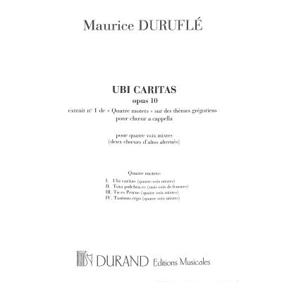 9790044065950 - Ubi caritas (4 Motets 1)