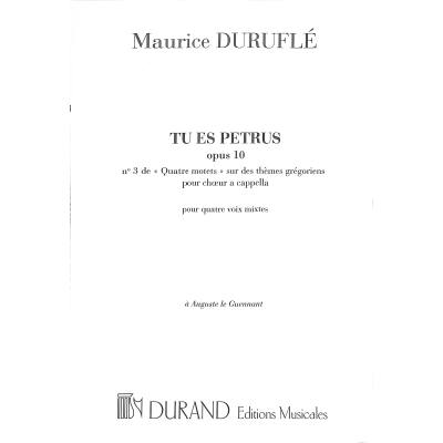 9790044065974 - Tu es Petrus (4 Motets 3)