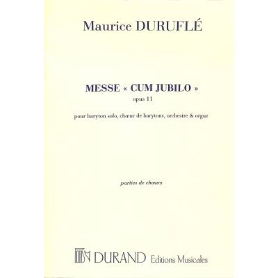 9790044067220 - Messe cum jubilo a une voix op 11