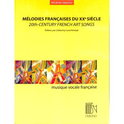 9790044093076 - Melodies francaises du 20 siecle | 20th century french art songs