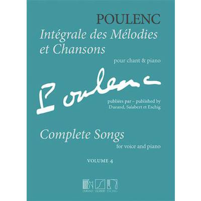 9790045045494 - Integrale des melodies et chansons 4 | Complete songs