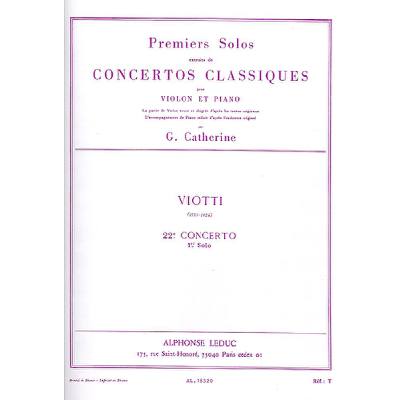 9790046183201 - Concerto 22 a-moll