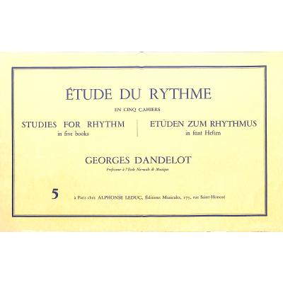 9790046192647 - Etude du rhythme 5 mesures composees