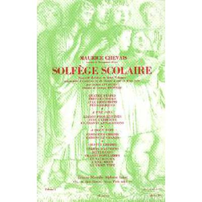 9790046237089 - Solfege scolaire 1