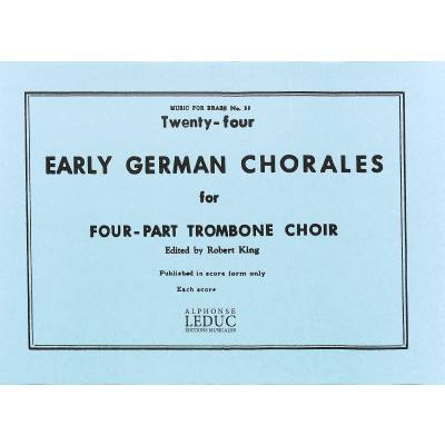 9790046282720 - 24 early german Chorales