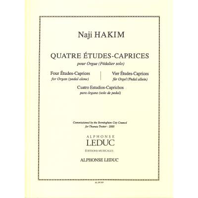 9790046293191 - 4 Etudes caprices pour pedalier