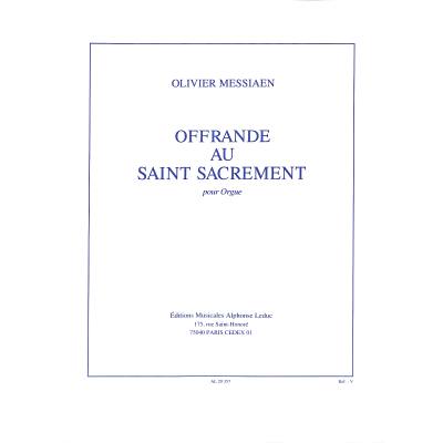 9790046293573 - Offrande au saint sacrement