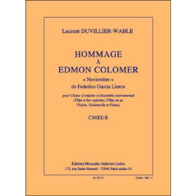 9790046297120 - Hommage a Edmon Colomer