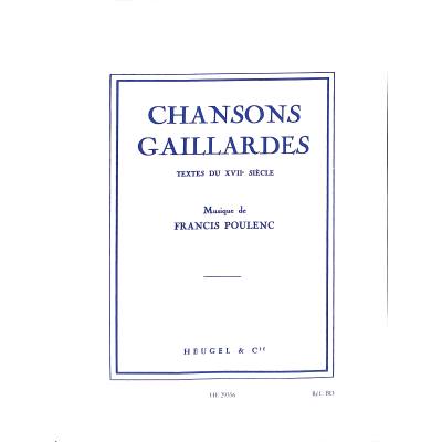 9790047293565 - Chansons Gaillardes