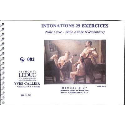 9790047337603 - Intonations 29 exercices 2