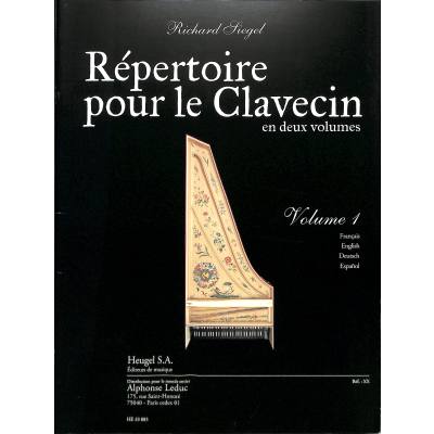 9790047338853 - Repertoire pour le clavecin 1