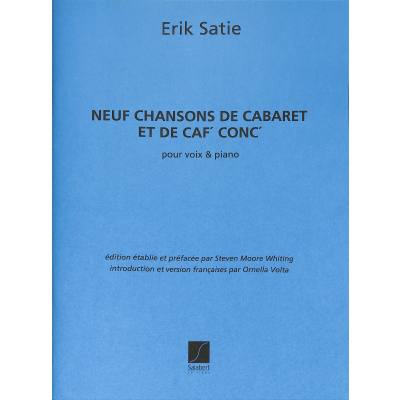 9790048000100 - 9 Chansons de cabaret et de cafconc