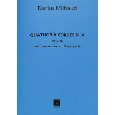 9790048040892 - Quatuor a cordes 4 op 46