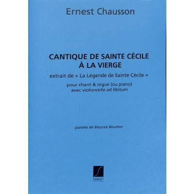 9790048051317 - Cantique de Sainte Cecilie a la vierge