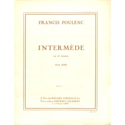 9790048052994 - Intermede d-moll (bal masque)